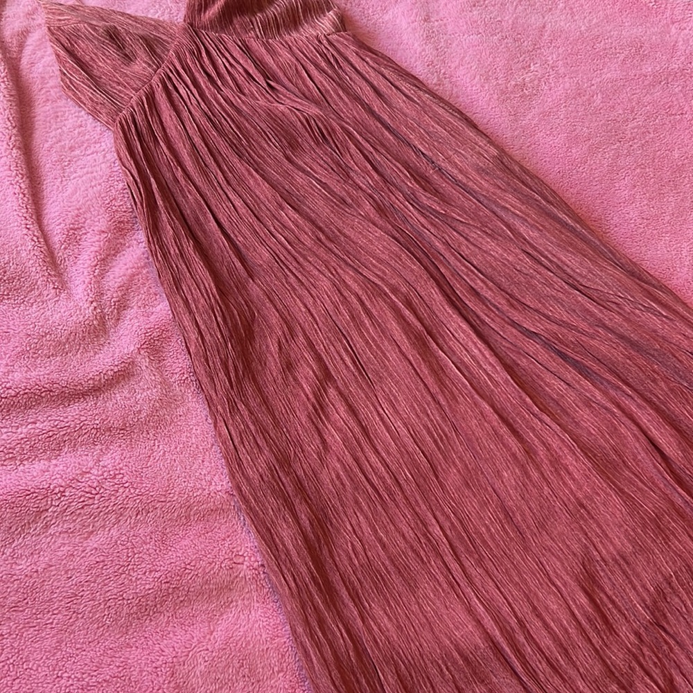 Lulus Beach Day Bliss Rose Sleeveless Maxi Dress Size XS - Picture 10 of 14